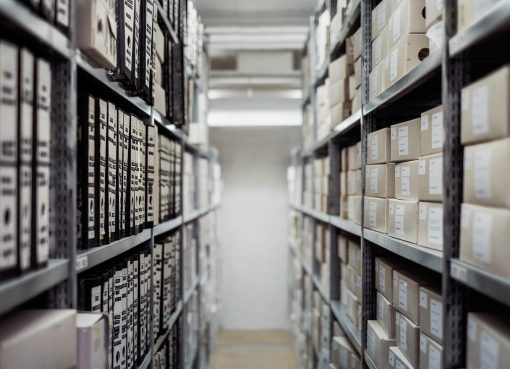 Archive, boxes, shelf — An Inside Look: ISO 45001 Documentation & ISO 50001 Certification for a Better Organization